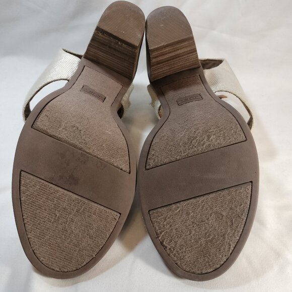 Toms Majorca Heeled Canvas Sandals - Picture 10 of 11